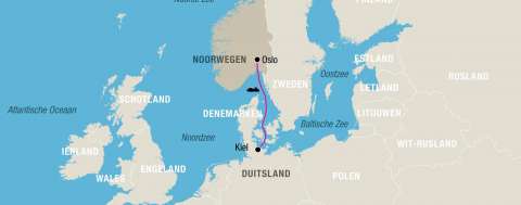 Color Line, overtocht Kiel-Oslo