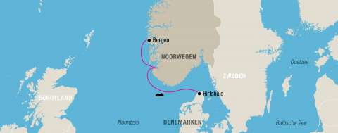 Fjord Line, ferry Hirtshals-Bergen