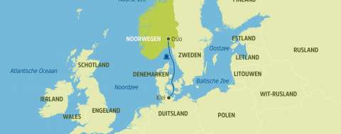 Color Line, overtocht Kiel-Oslo