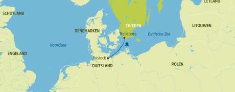 Stena Line, overtocht Rostock-Trelleborg