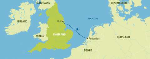 P&O Ferries, overtocht Rotterdam-Hull
