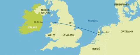 Aer Lingus, vlucht Amsterdam-Dublin