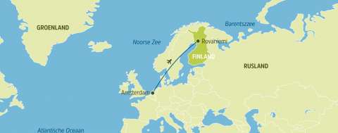 Transavia, vlucht Amsterdam-Rovaniemi