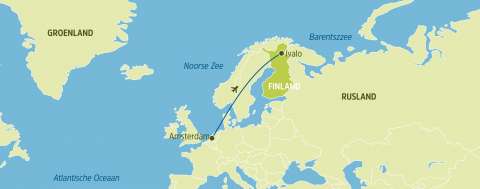 Transavia, vlucht Amsterdam-Ivalo